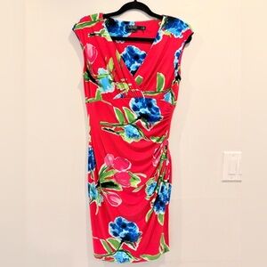 🔥Ralph Lauren Floral Fuccia Dress🔥